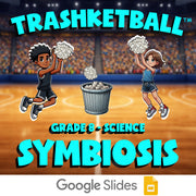 Symbiosis TRASHKETBALL Science Game - No Prep Grade 8 Review Activity
