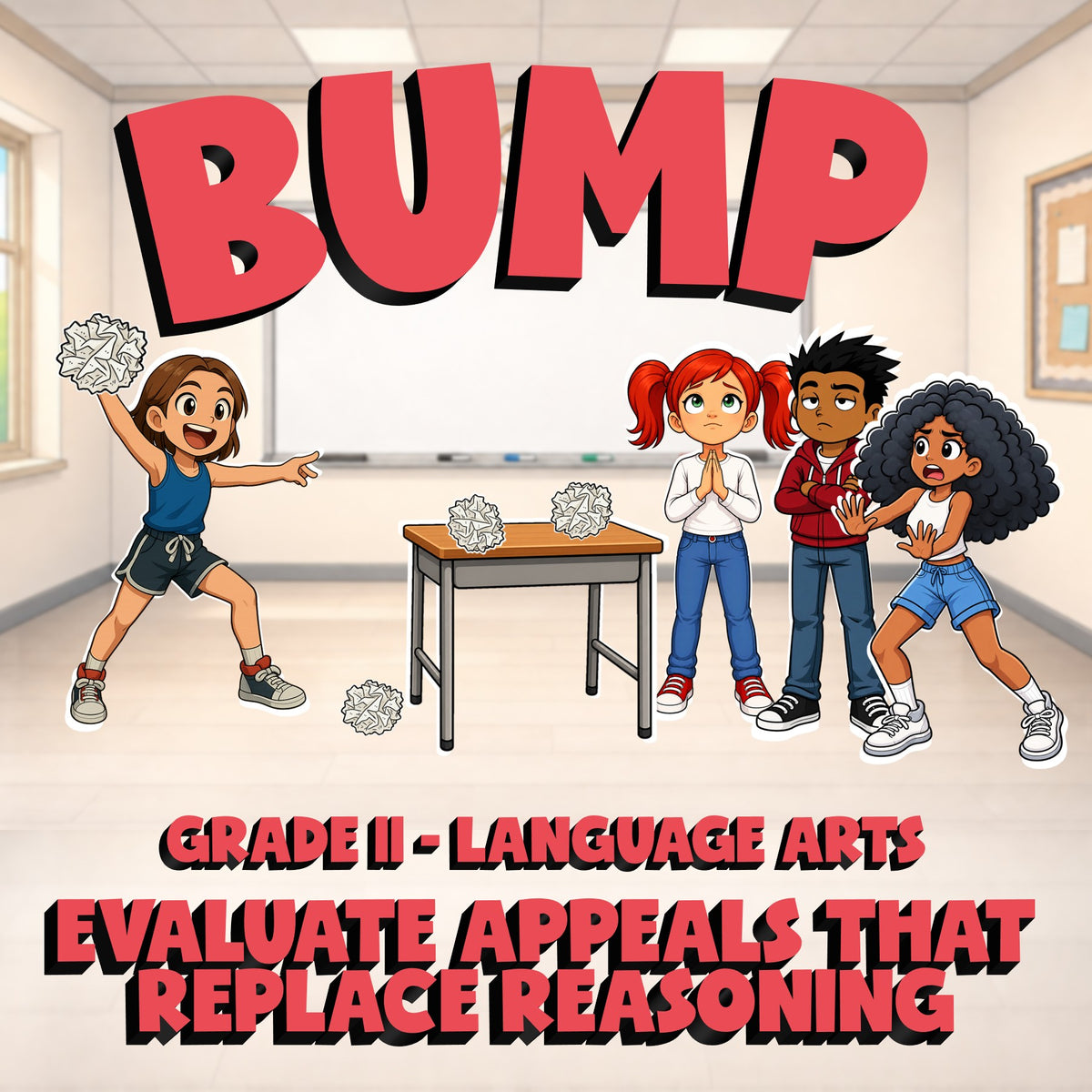 Evaluate Appeals That Replace Reasoning BUMP ELA Game - No Prep Grade 11 Review