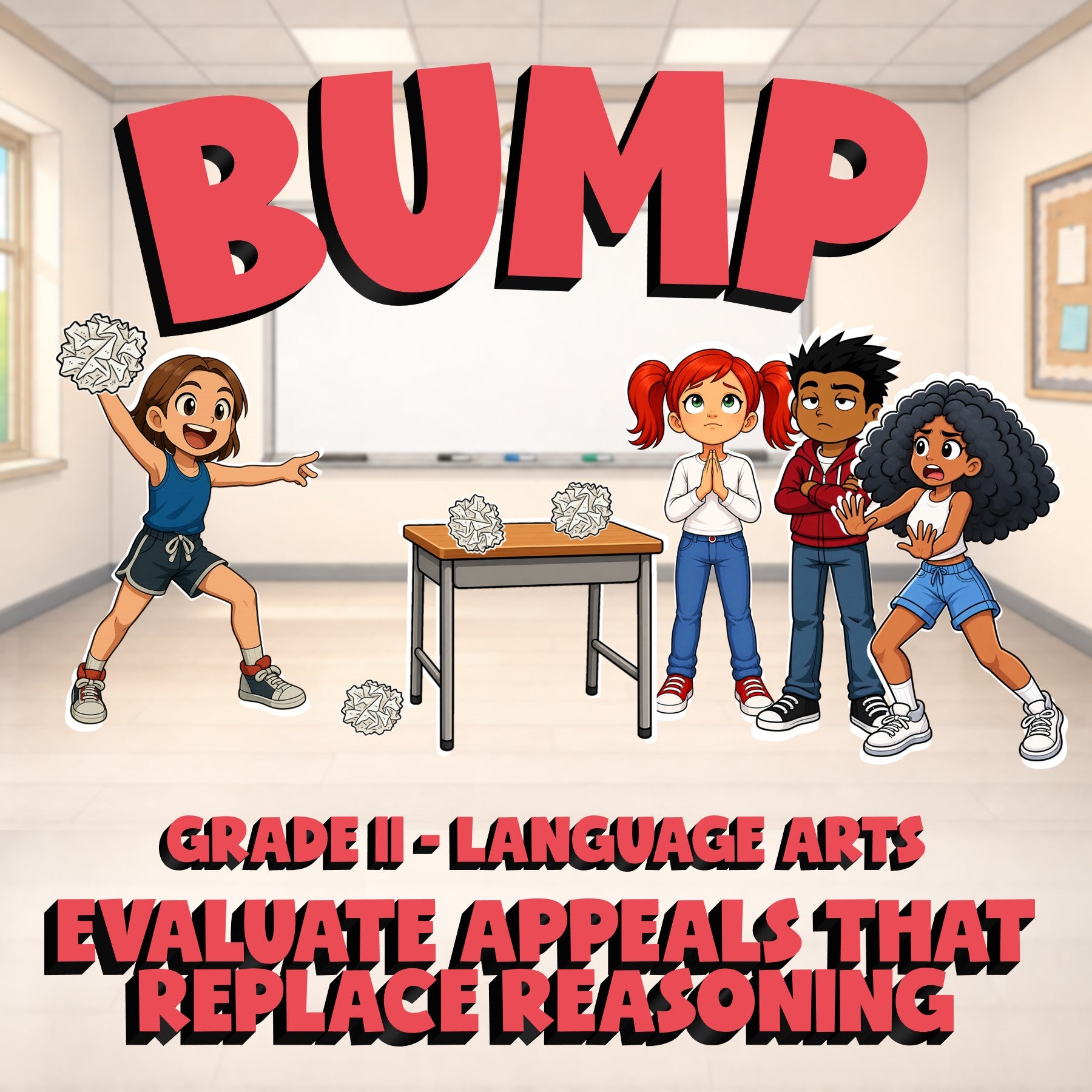 Evaluate Appeals That Replace Reasoning BUMP ELA Game - No Prep Grade 11 Review