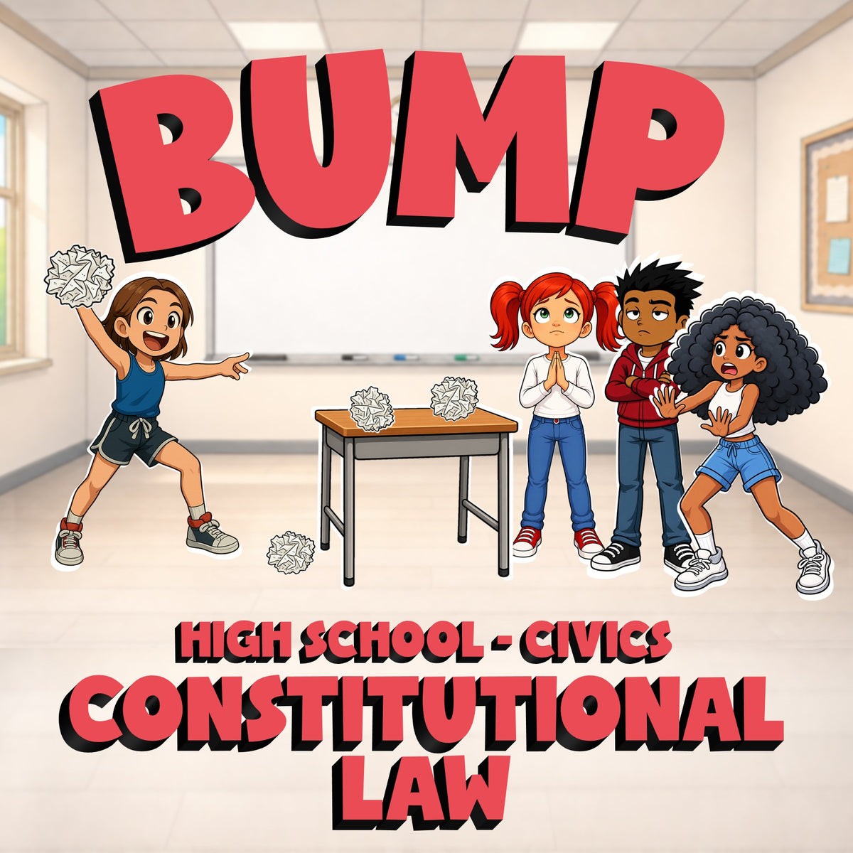 Constitutional Law BUMP Civics Game - No Prep Review Activity