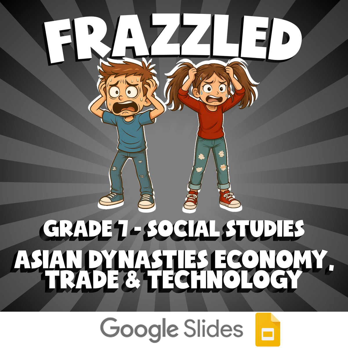 Asian Dynasties Economy, Trade & Technology FRAZZLED Socials Game - Grade 7