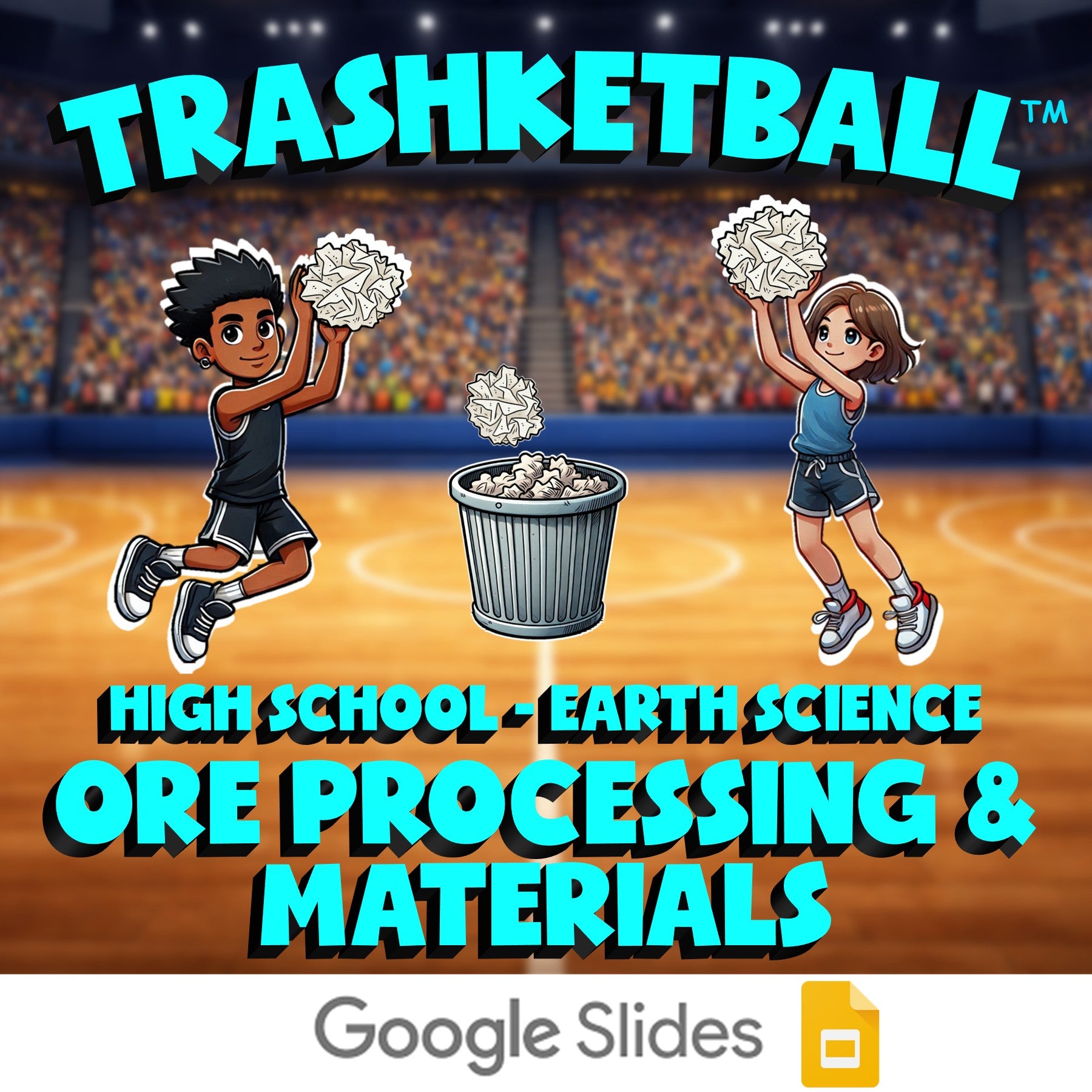 Ore Processing & Materials TRASHKETBALL Game - No Prep Earth Science Review