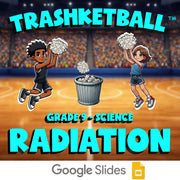 Radiation TRASHKETBALL Science Game - No Prep Grade 9 Review Activity