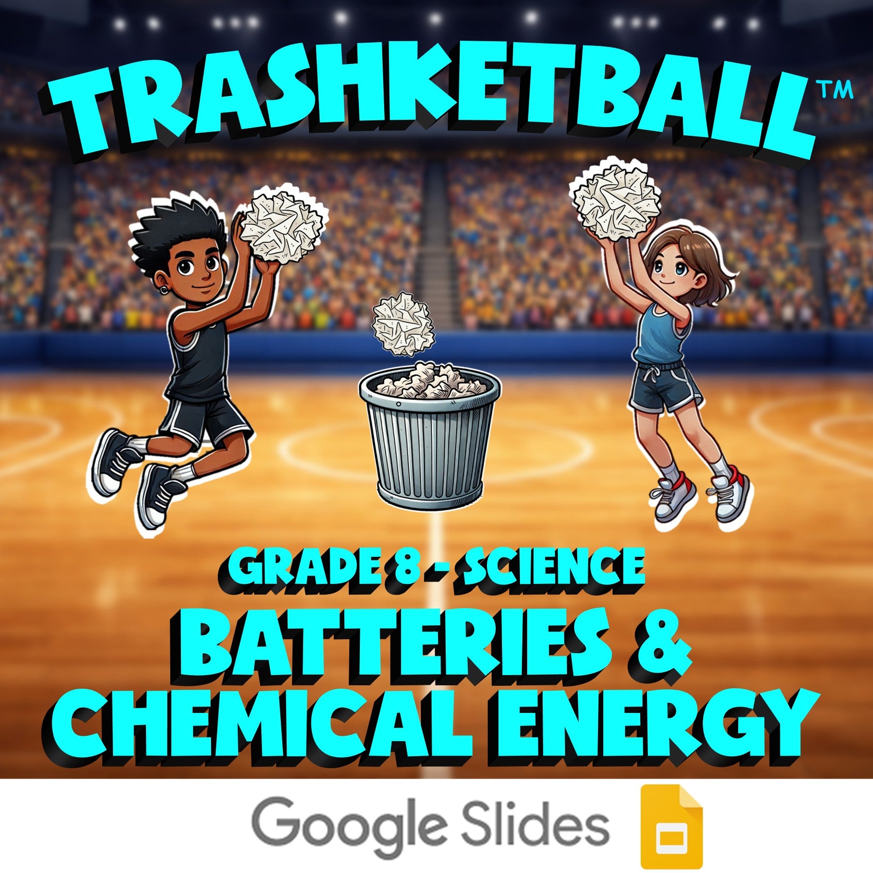 Batteries & Chemical Energy TRASHKETBALL Science Game - No Prep Grade 8 Review