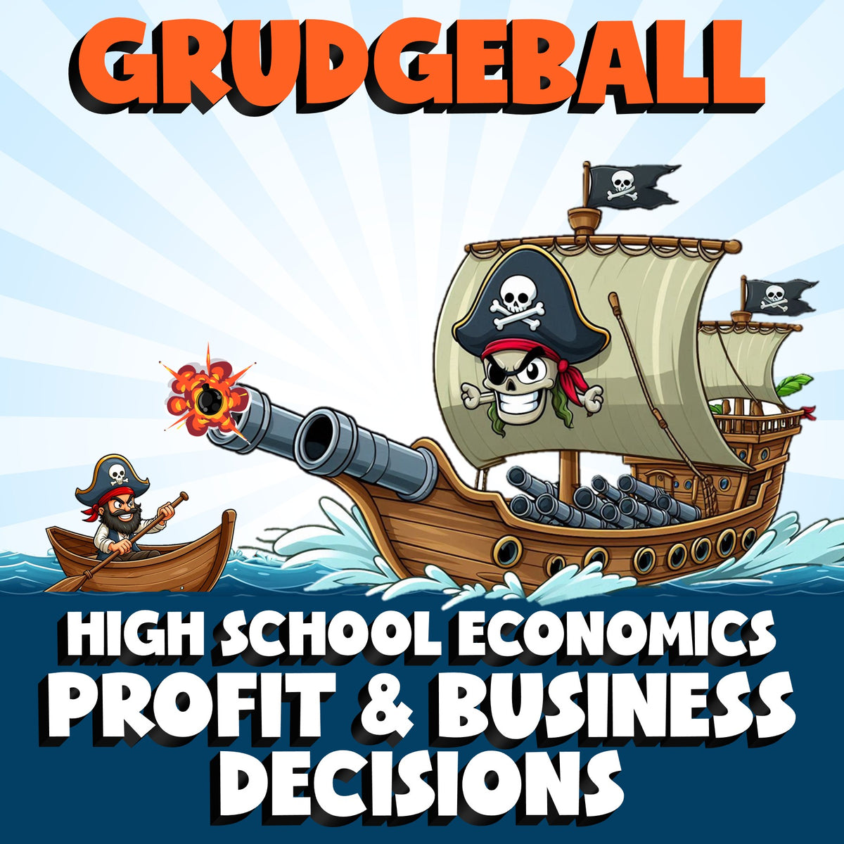 Profit & Business Decisions GRUDGEBALL Economics Game - No Prep Review Activity