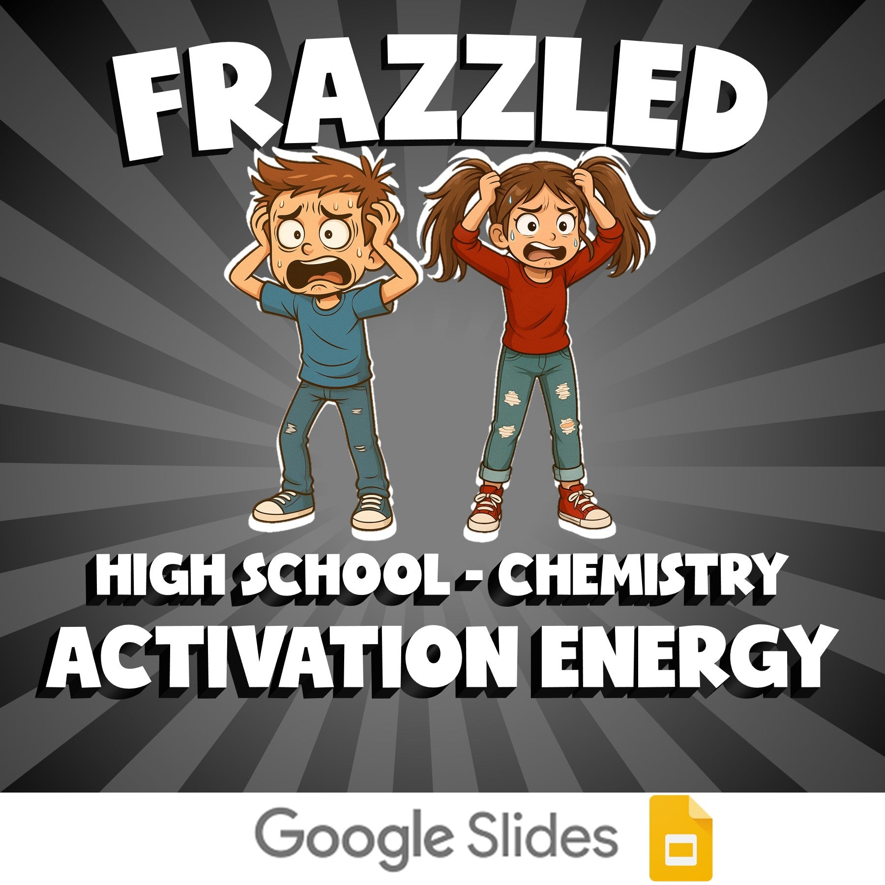Activation Energy FRAZZLED Science Game - No Prep Chemistry Review Activity