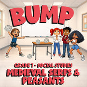Medieval Serfs & Peasants BUMP Socials Game - No Prep Grade 7 Review Activity
