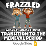 Transition to the Medieval Period FRAZZLED Socials Game - No Prep Grade 7 Review