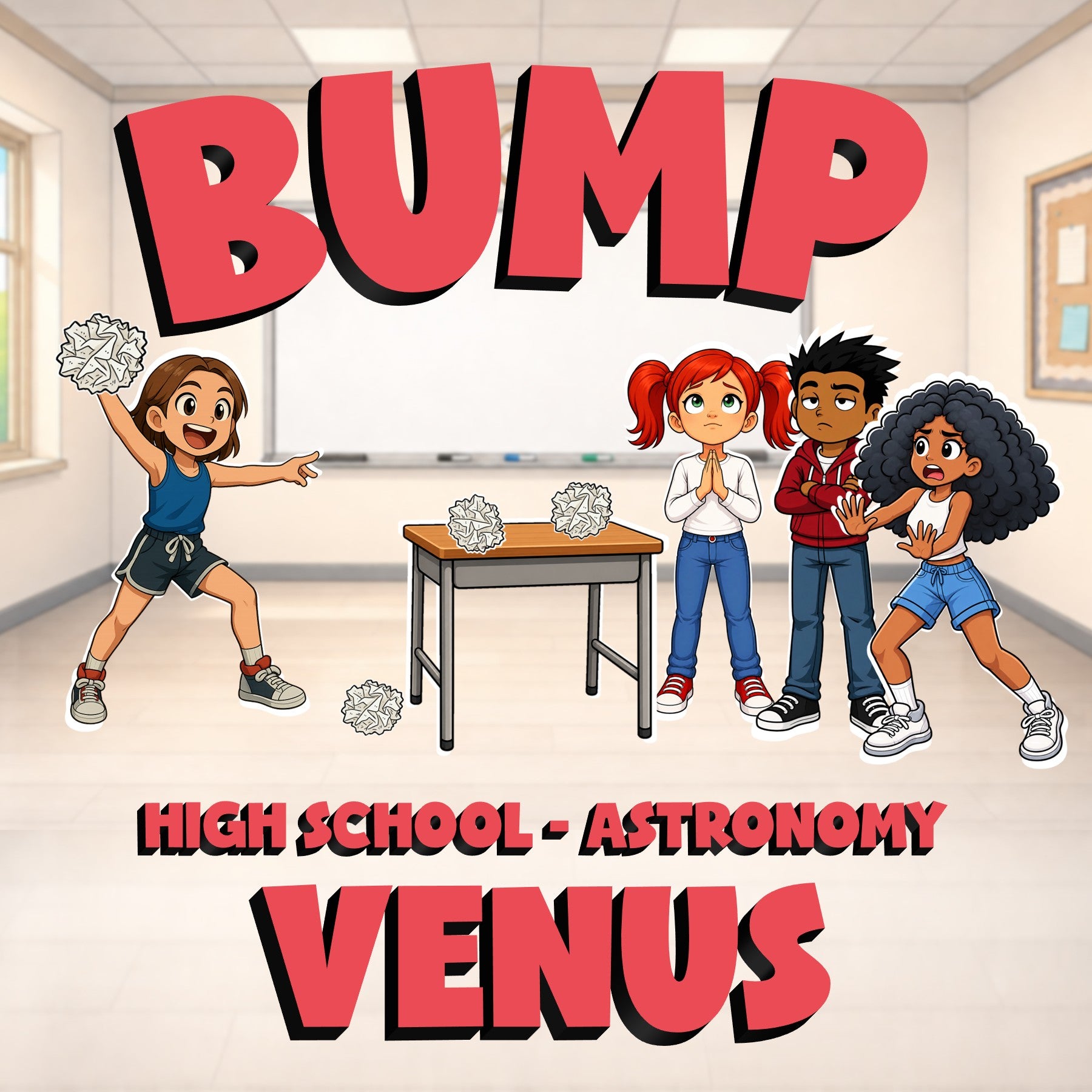 Venus BUMP Science Game - No Prep Astronomy Review Activity