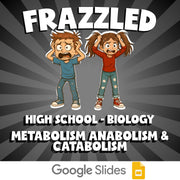 Metabolism Anabolism & Catabolism FRAZZLED Science Game - No Prep Biology Review
