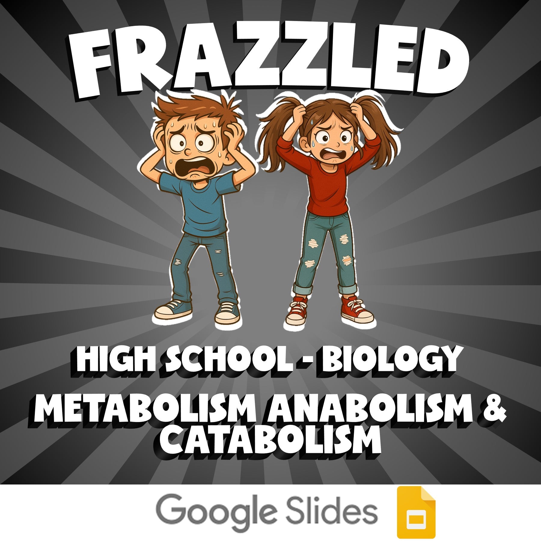 Metabolism Anabolism & Catabolism FRAZZLED Science Game - No Prep Biology Review