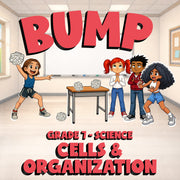 Cells & Organization BUMP Science Game - No Prep Grade 7 Review Activity