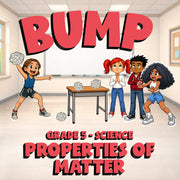Properties of Matter BUMP Science Game - No Prep Grade 5 Review Activity