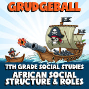 African Social Structure & Roles GRUDGEBALL Socials Game - No Prep Grade 7