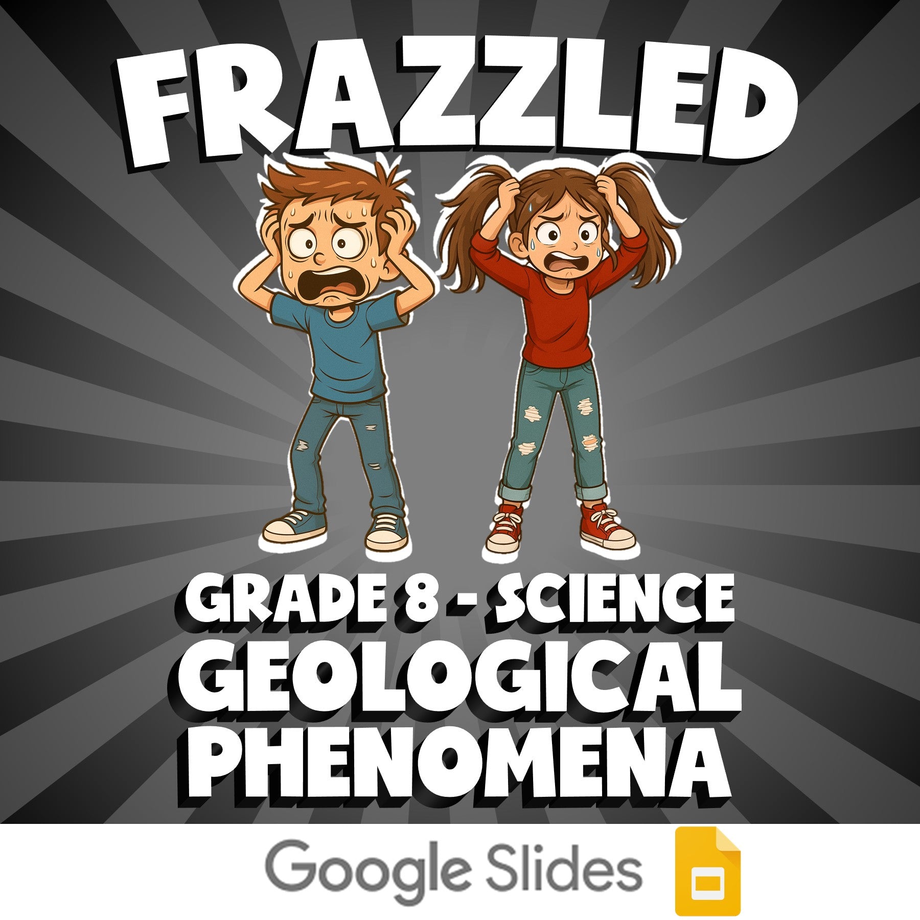 Geological Phenomena FRAZZLED Science Game - No Prep Grade 8 Review Activity