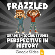 Perspective in History FRAZZLED Socials Game - No Prep Grade 5 Review Activity