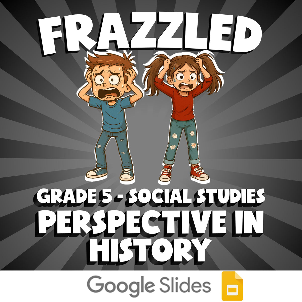 Perspective in History FRAZZLED Socials Game - No Prep Grade 5 Review Activity