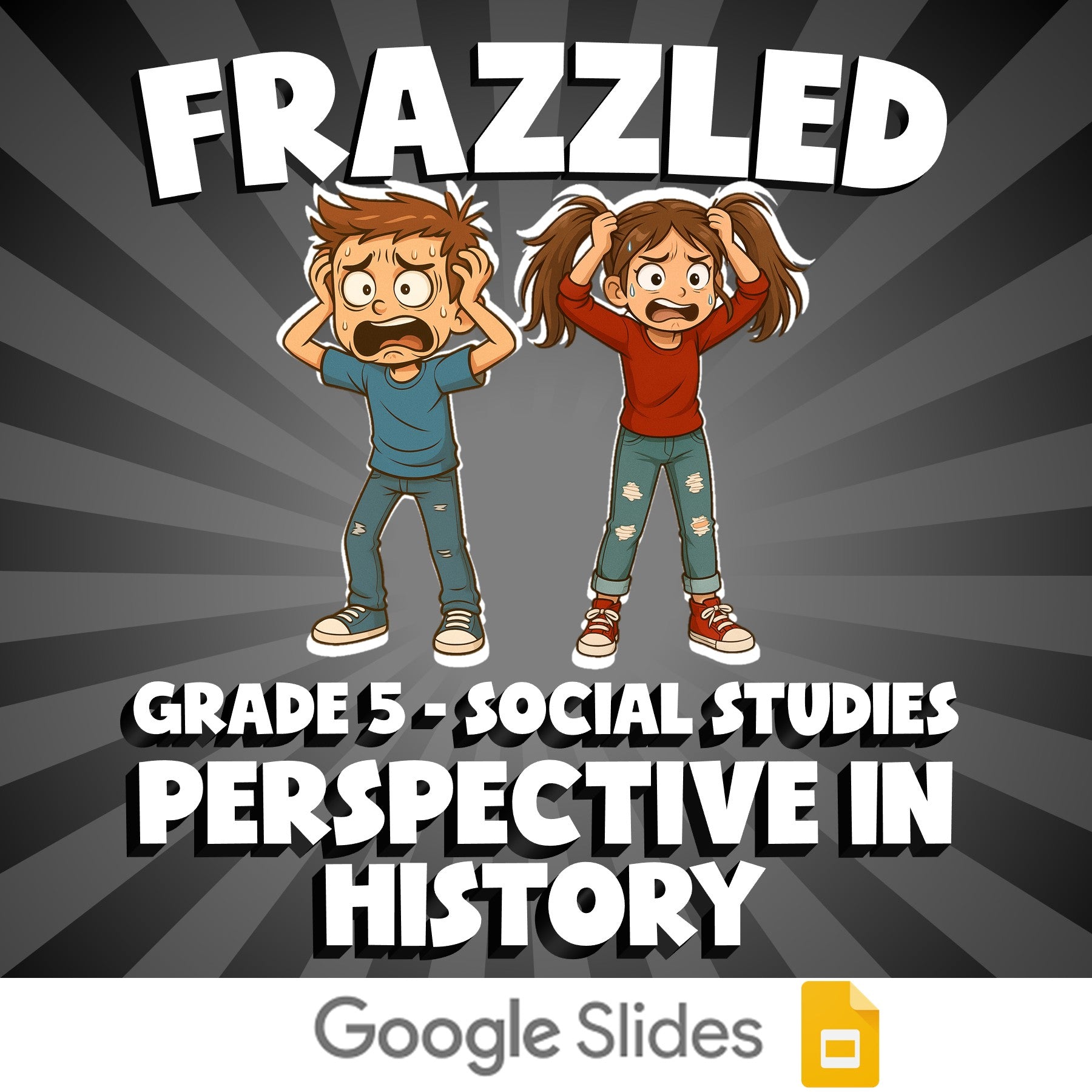 Perspective in History FRAZZLED Socials Game - No Prep Grade 5 Review Activity
