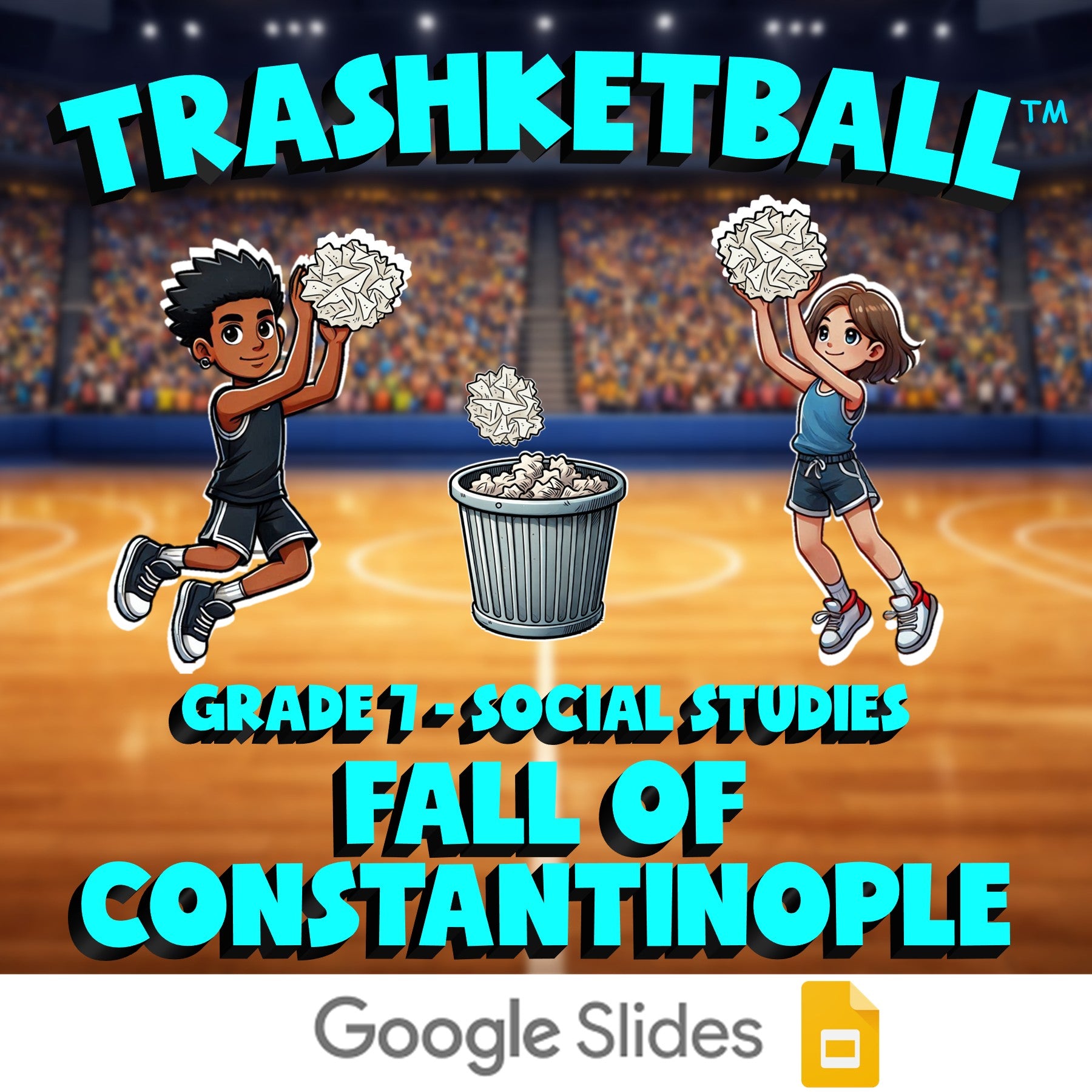 Fall of Constantinople TRASHKETBALL Socials Game - No Prep Grade 7 Review