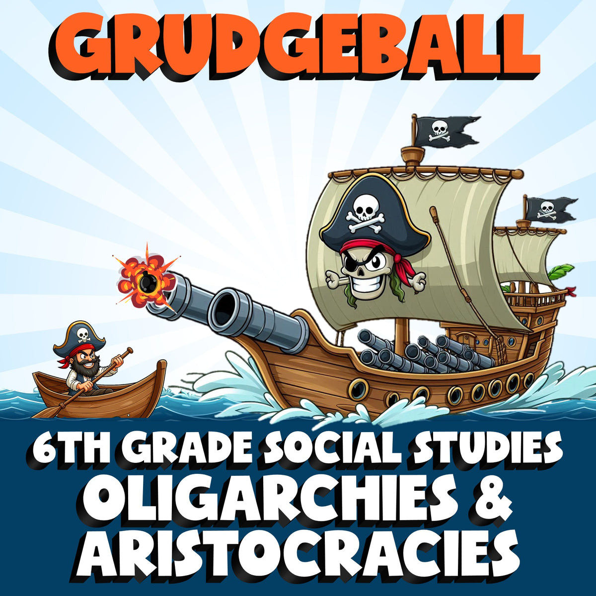 Oligarchies & Aristocracies GRUDGEBALL Socials Game - No Prep Grade 6 Review