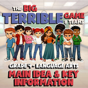 Main Idea & Key Information BIG TERRIBLE GAME - No Prep Grade 4 ELA Review