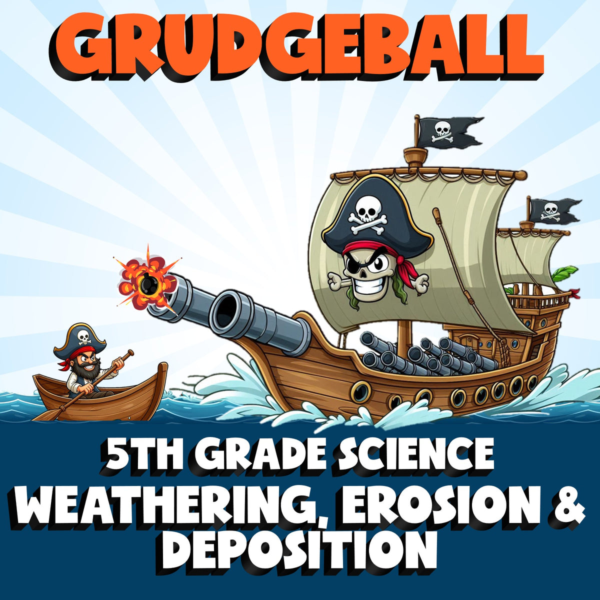 Weathering, Erosion & Deposition GRUDGEBALL Science Game - No Prep Grade 5