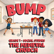 The Medieval Church BUMP Socials Game - No Prep Grade 7 Review Activity