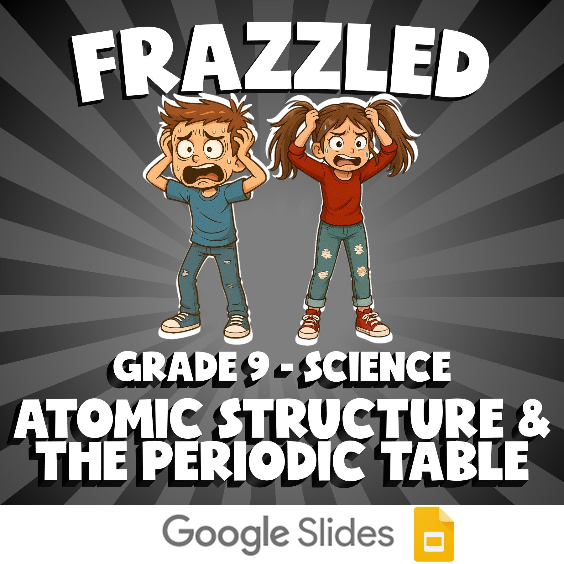 Atomic Structure & the Periodic Table FRAZZLED Science Game - No Prep Grade 9