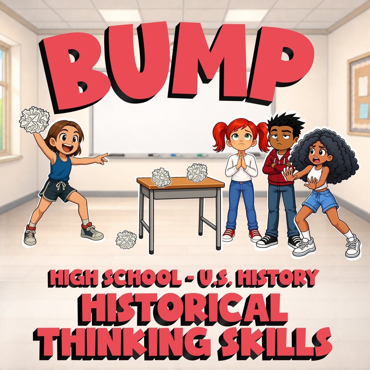 Historical Thinking Skills BUMP U.S. History Game - No Prep Review Activity