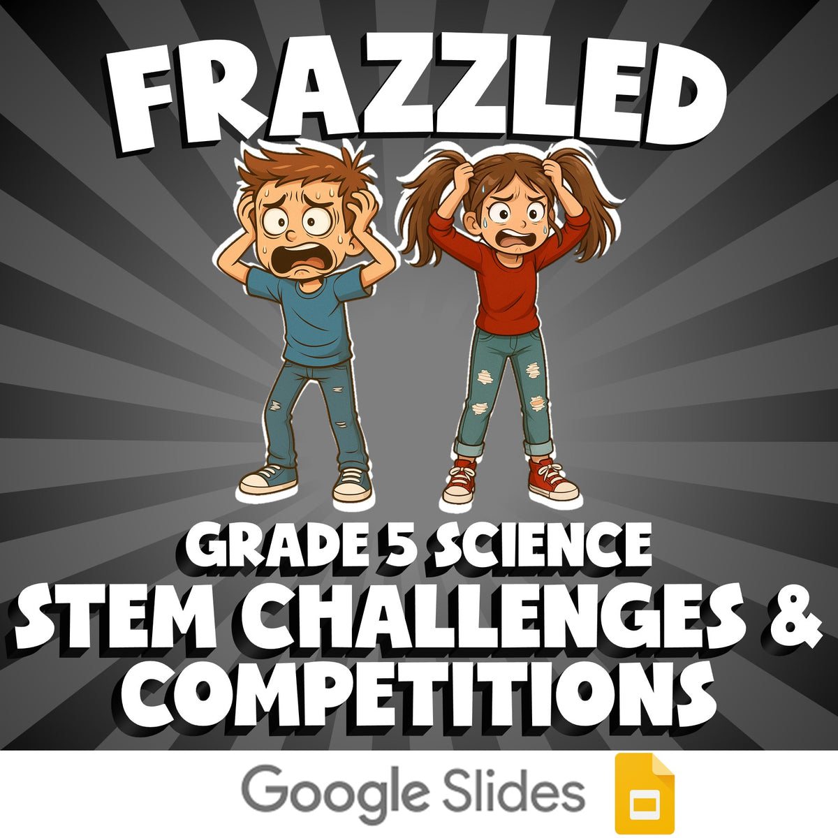 STEM Challenges & Competitions FRAZZLED Science Game - No Prep Grade 5 Review