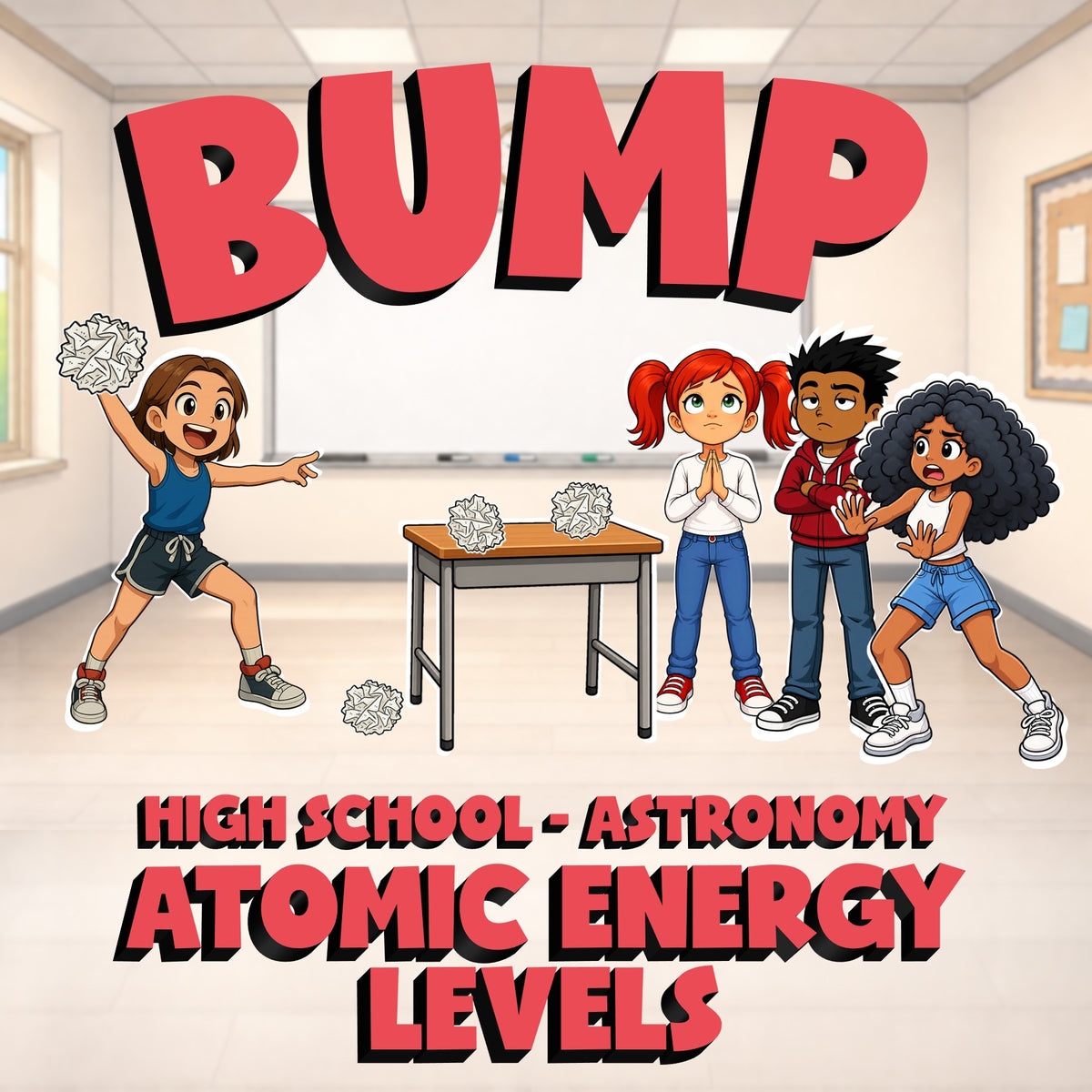 Atomic Energy Levels BUMP Science Game - No Prep Astronomy Review Activity