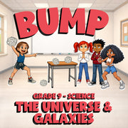 The Universe & Galaxies BUMP Science Game - No Prep Grade 9 Review Activity