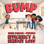 Efficiency & Energy Loss BUMP Science Game - No Prep Physics Review Activity
