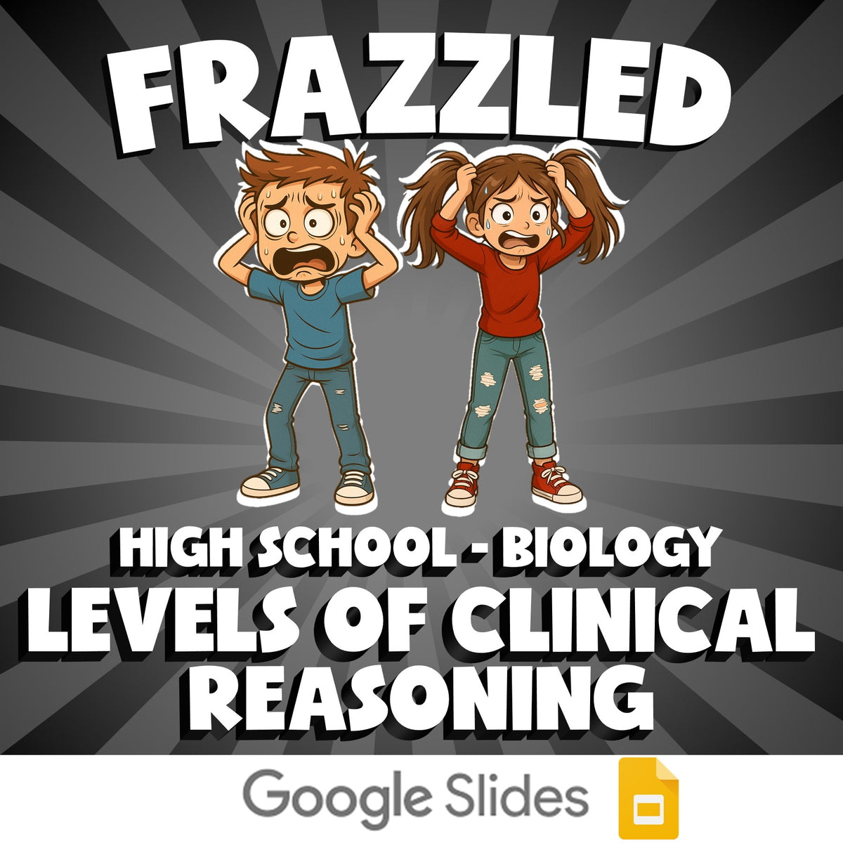 Levels of Clinical Reasoning FRAZZLED Science Game - No Prep Biology Review
