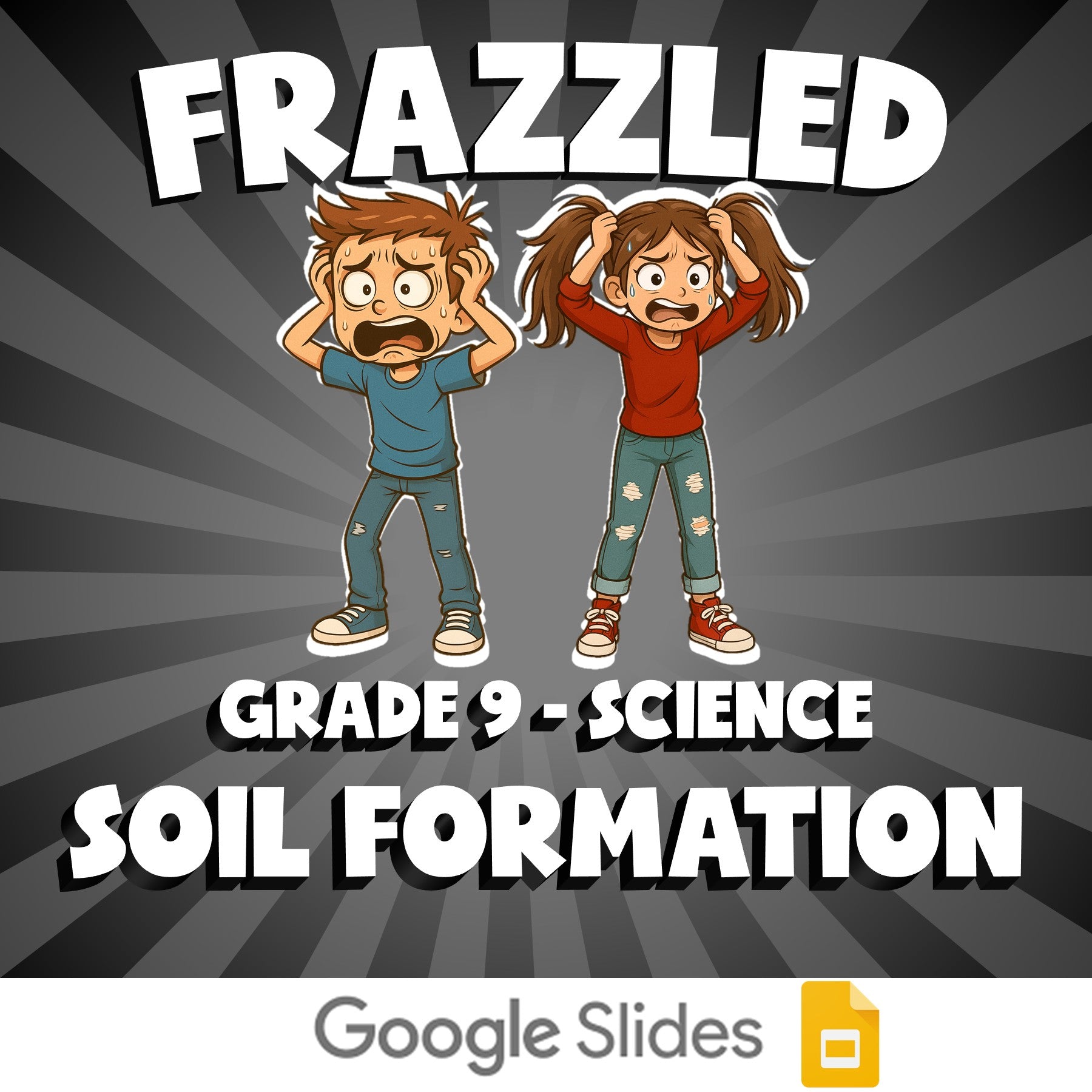 Soil Formation FRAZZLED Science Game - No Prep Grade 9 Review Activity