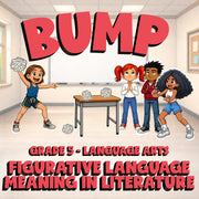 Figurative Language Meaning in Literature BUMP ELA Game - No Prep Grade 5 Review