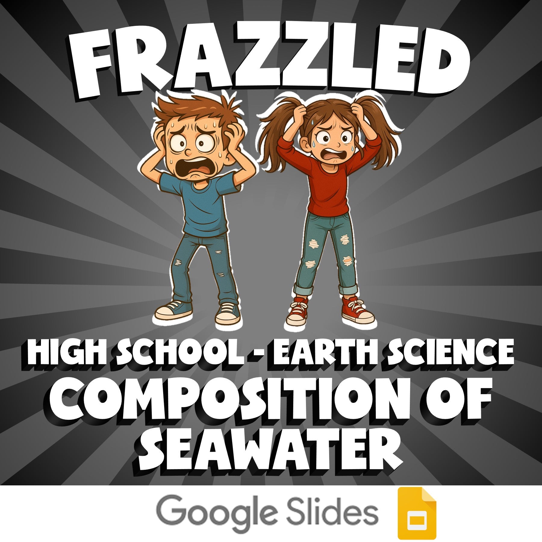 Composition of Seawater FRAZZLED Game - No Prep Earth Science Review Activity