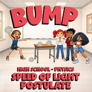 Speed of Light Postulate BUMP Science Game - No Prep Physics Review Activity