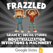 Industrialization Inventions & Machinery FRAZZLED Socials Game - No Prep Grade 8
