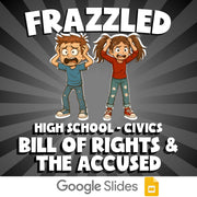 Bill of Rights & the Accused FRAZZLED Civics Game - No Prep Review Activity
