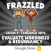 Evaluate Wordiness & Redundancy FRAZZLED ELA Game - No Prep Grade 11 Review
