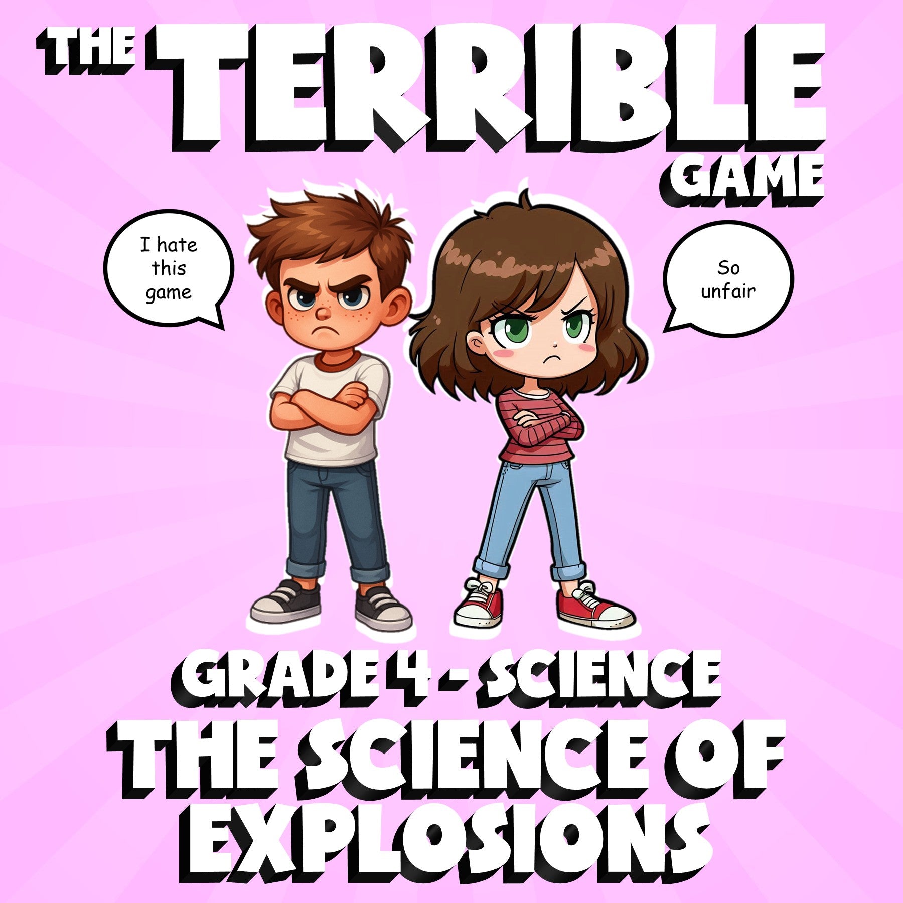 The Science of Explosions THE TERRIBLE GAME - No Prep Grade 4 Science Review