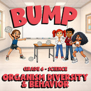 Organism Diversity & Behavior BUMP Science Game - No Prep Grade 6 Review