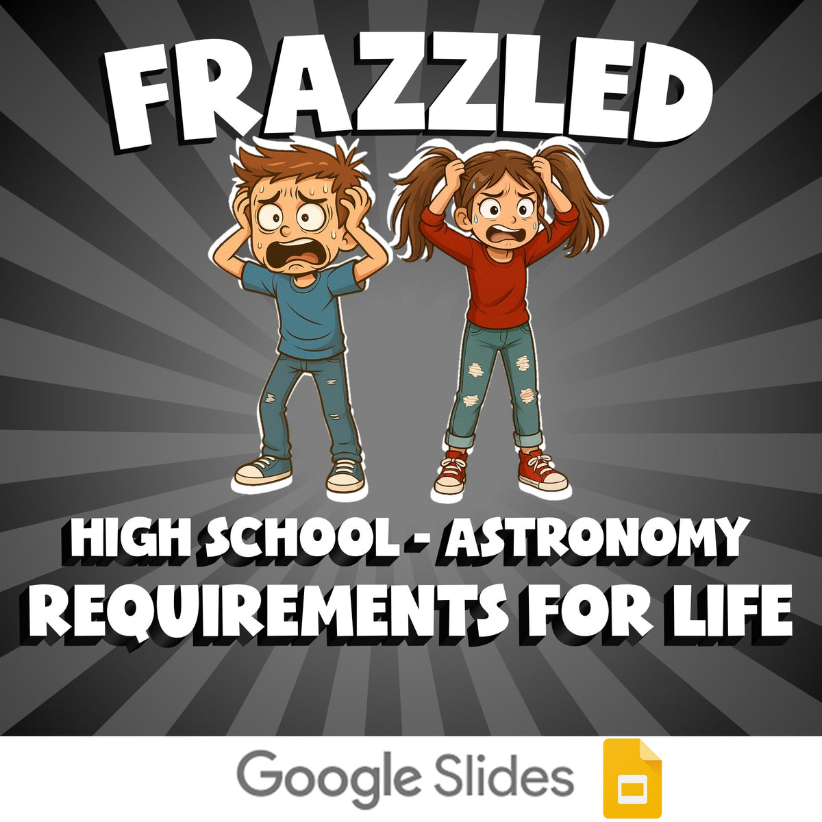 Requirements for Life FRAZZLED Science Game - No Prep Astronomy Review Activity