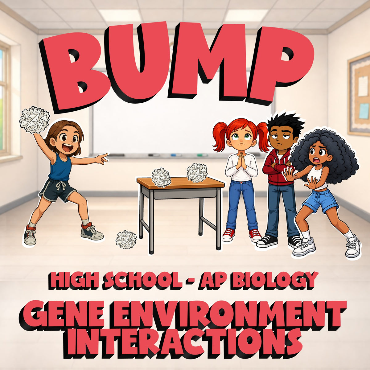 Gene Environment Interactions BUMP Science Game - No Prep AP Biology Review