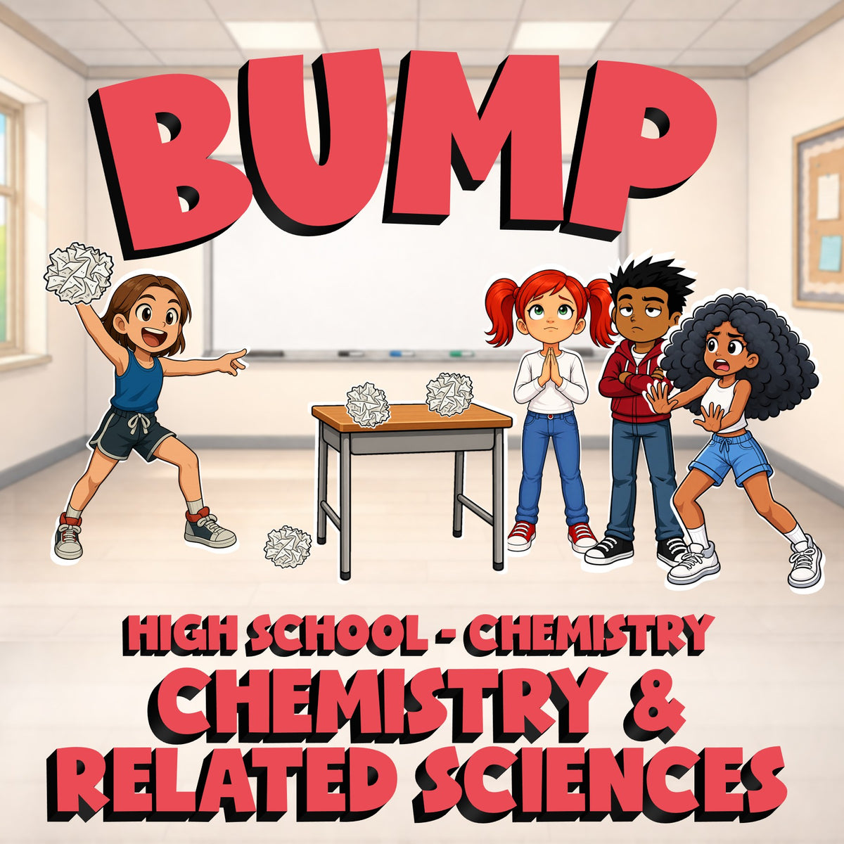 Chemistry & Related Sciences BUMP Science Game - No Prep Chemistry Review