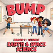 Earth & Space Science BUMP Science Game - No Prep Grade 4 Review Activity