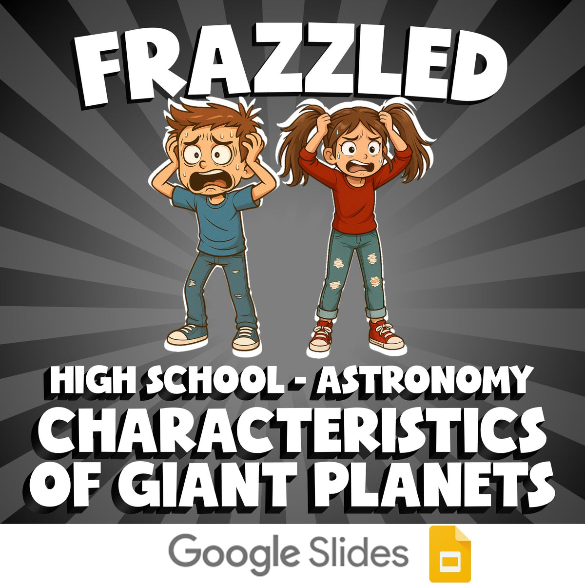 Characteristics of Giant Planets FRAZZLED Science Game - No Prep Astronomy
