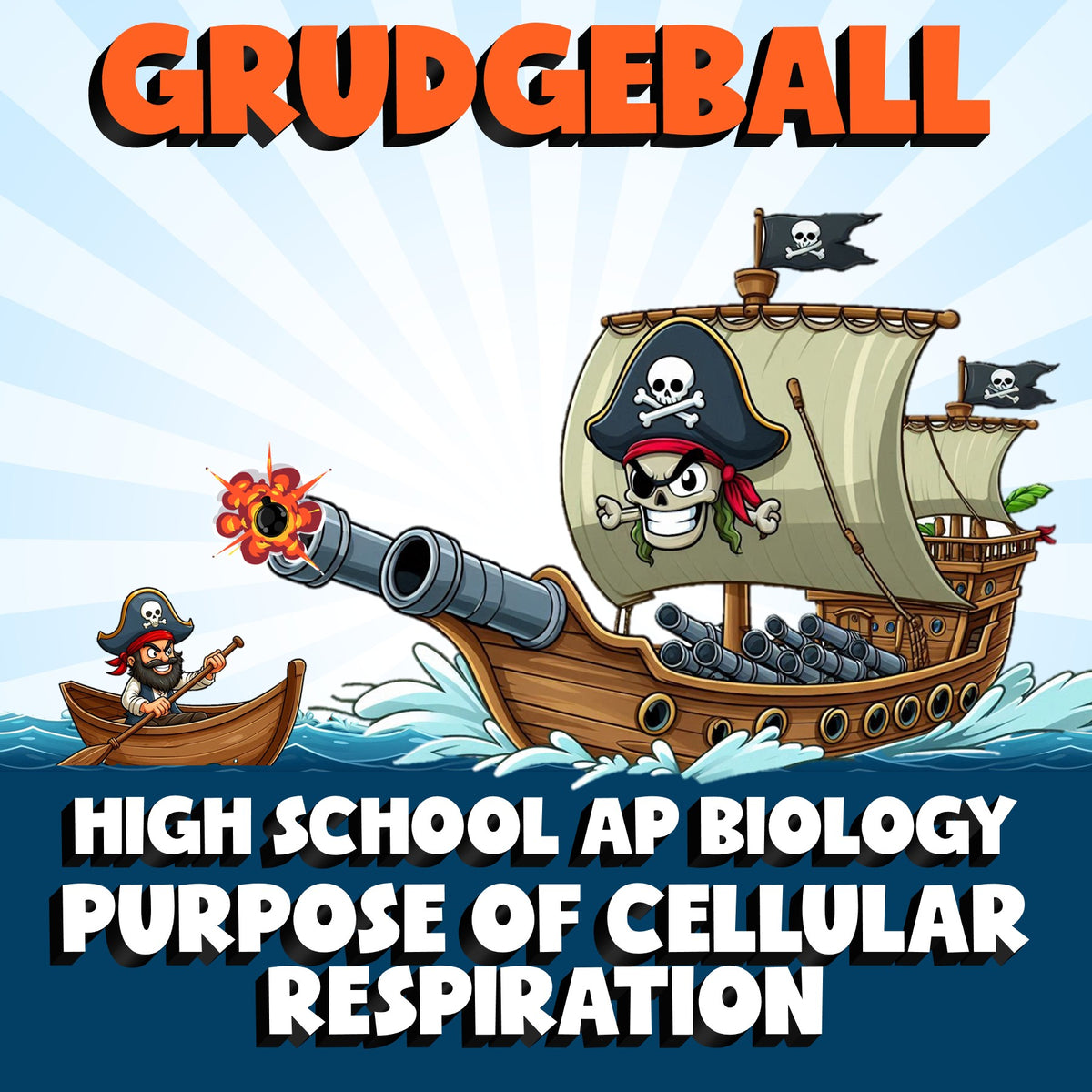 Purpose of Cellular Respiration GRUDGEBALL Science Game - No Prep AP Biology