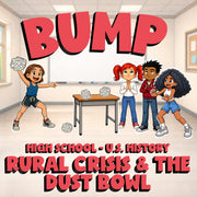Rural Crisis & the Dust Bowl BUMP U.S. History Game - No Prep Review Activity